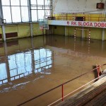 A. Fiskulturna sala škole u Doboju devastirana u poplavama