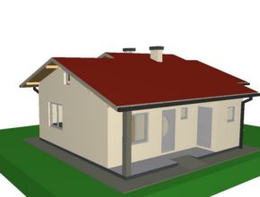 Idejno rješenje tipske kuće 2