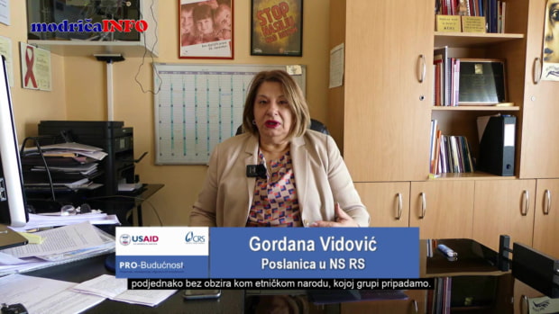 Gordana Vidović, poslanica u NS RS
